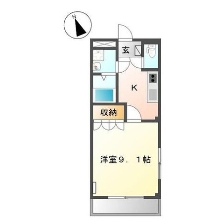 碧南中央駅 徒歩15分 1階の物件間取画像